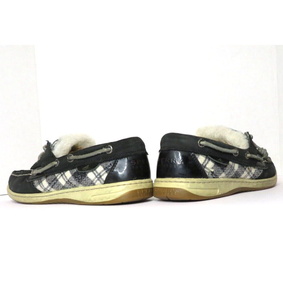 Sperry Top-Sider Womens 2 Eye Sheep Fur Lined Boat Loafers Shoes 9174293 Size 7 - Picture 7 of 10